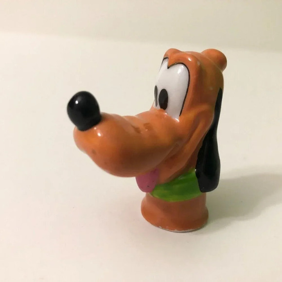 Enesco Disney Mickey and Co Pluto Figure Head Ceramic 2 Inch Tall - Picture 14 of 16